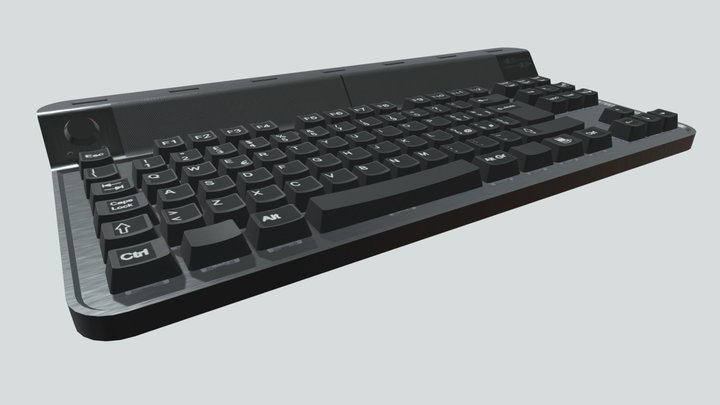 Speaker X Keyboard Design 3D Model