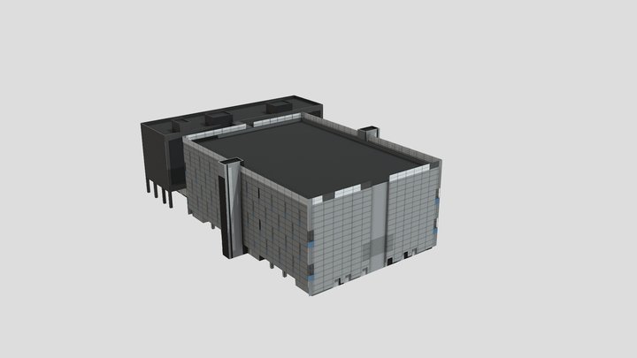 агр 3д модель общественный центр 3D Model