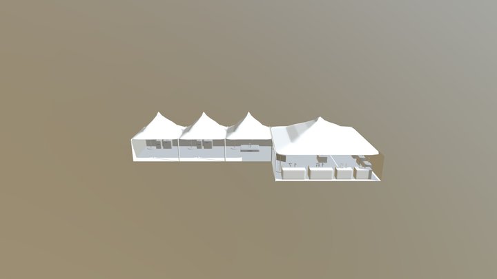 Shater With Roof 3D Model