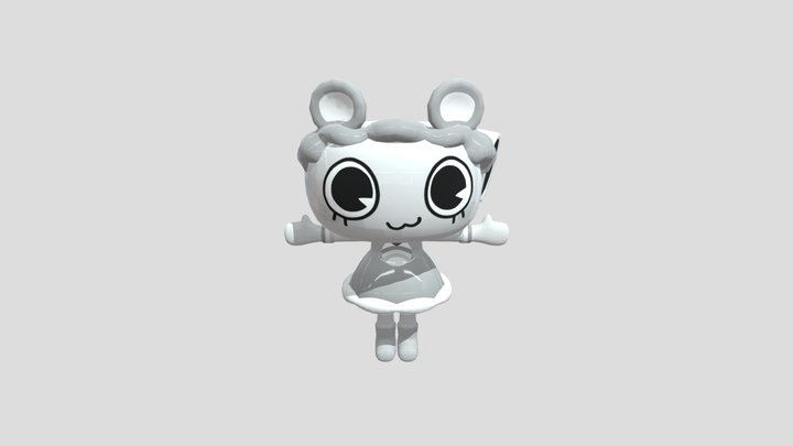 Cheer Bear Shelly vintage skin 3D Model