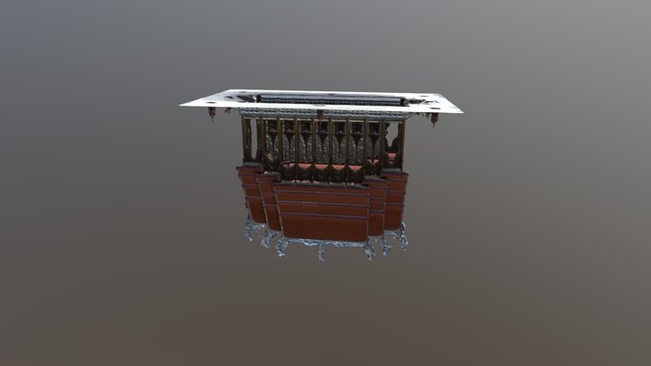 4saladang Temple All Simplified 3d Mesh 3D Model