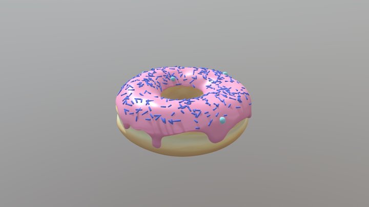 Donut 3D Model