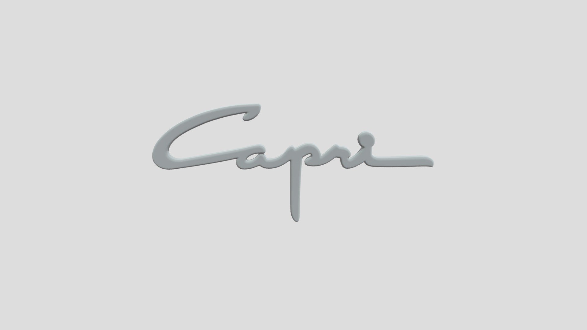 Capri Emblem - Download Free 3D model by globetrotterhuk [5a5af98 ...