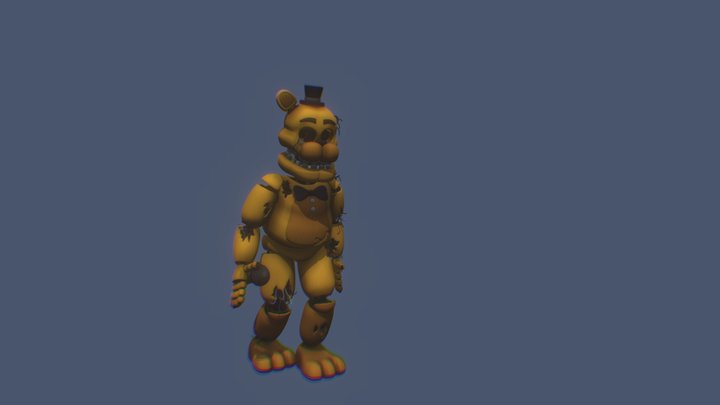 UCN Fredbear by datbasicsfmanimator & Rynfox FBX - Download Free