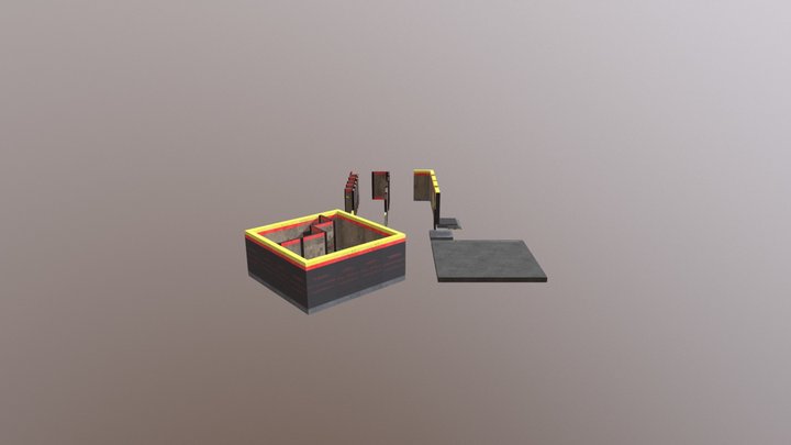 Modular Props 3D Model