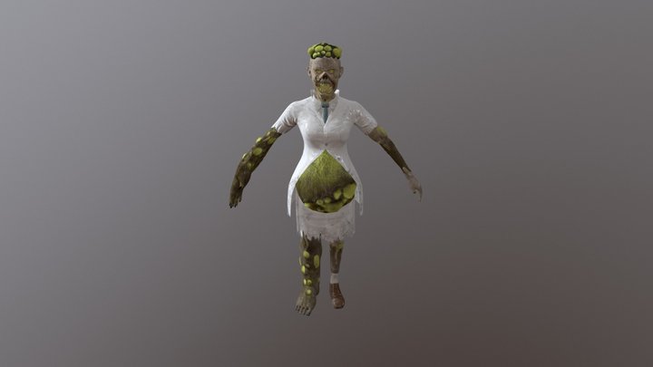 Zombie Low 3D Model