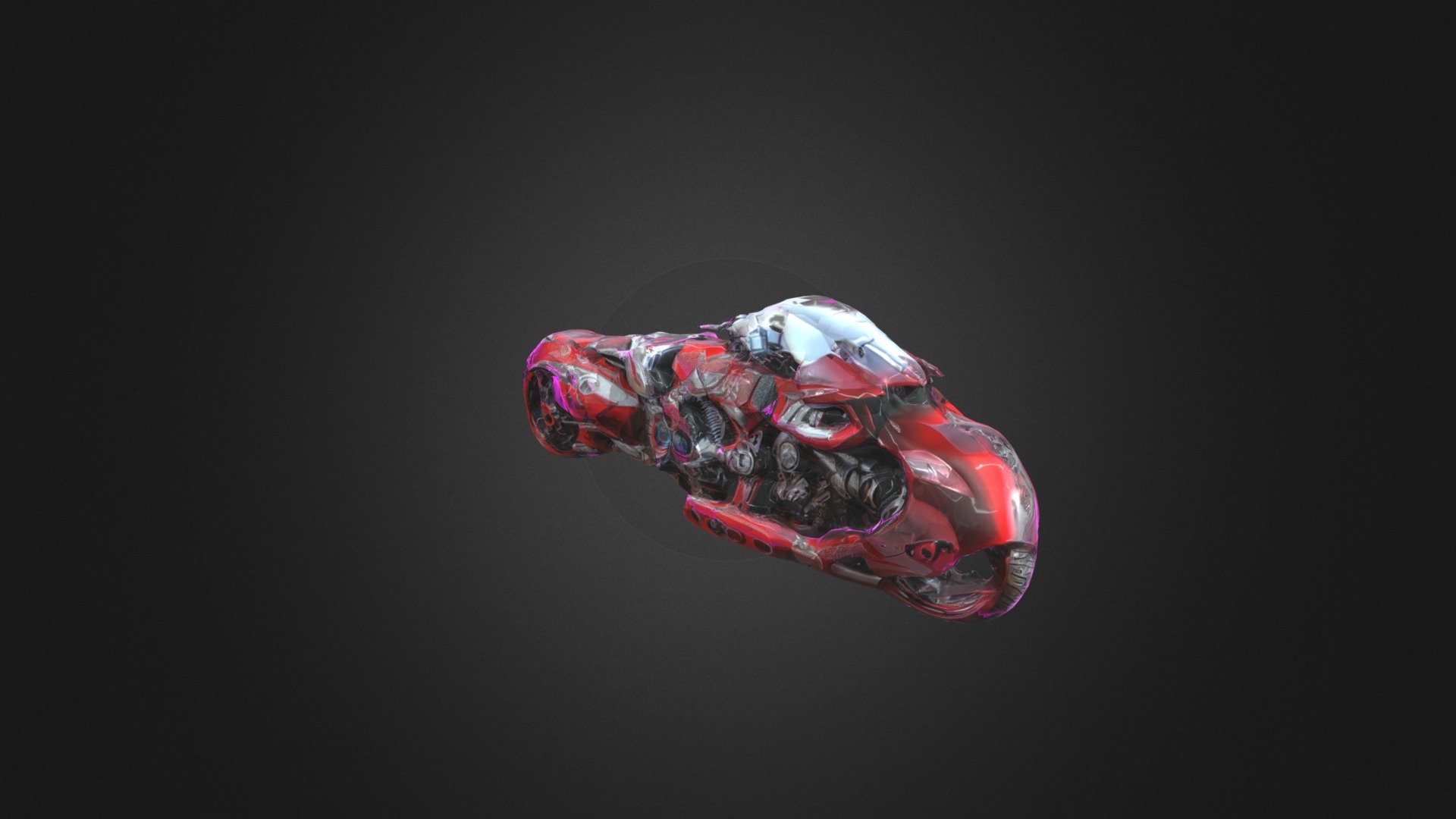 Lowrider Anime Motorcycle - Download Free 3D model by trickmachine1 ...