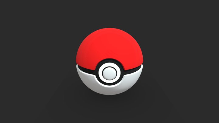Poké Ball 3D Model