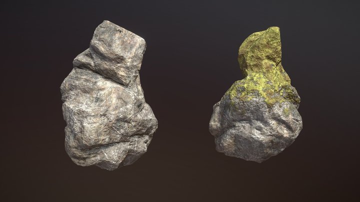 Rock Asset 3D Model