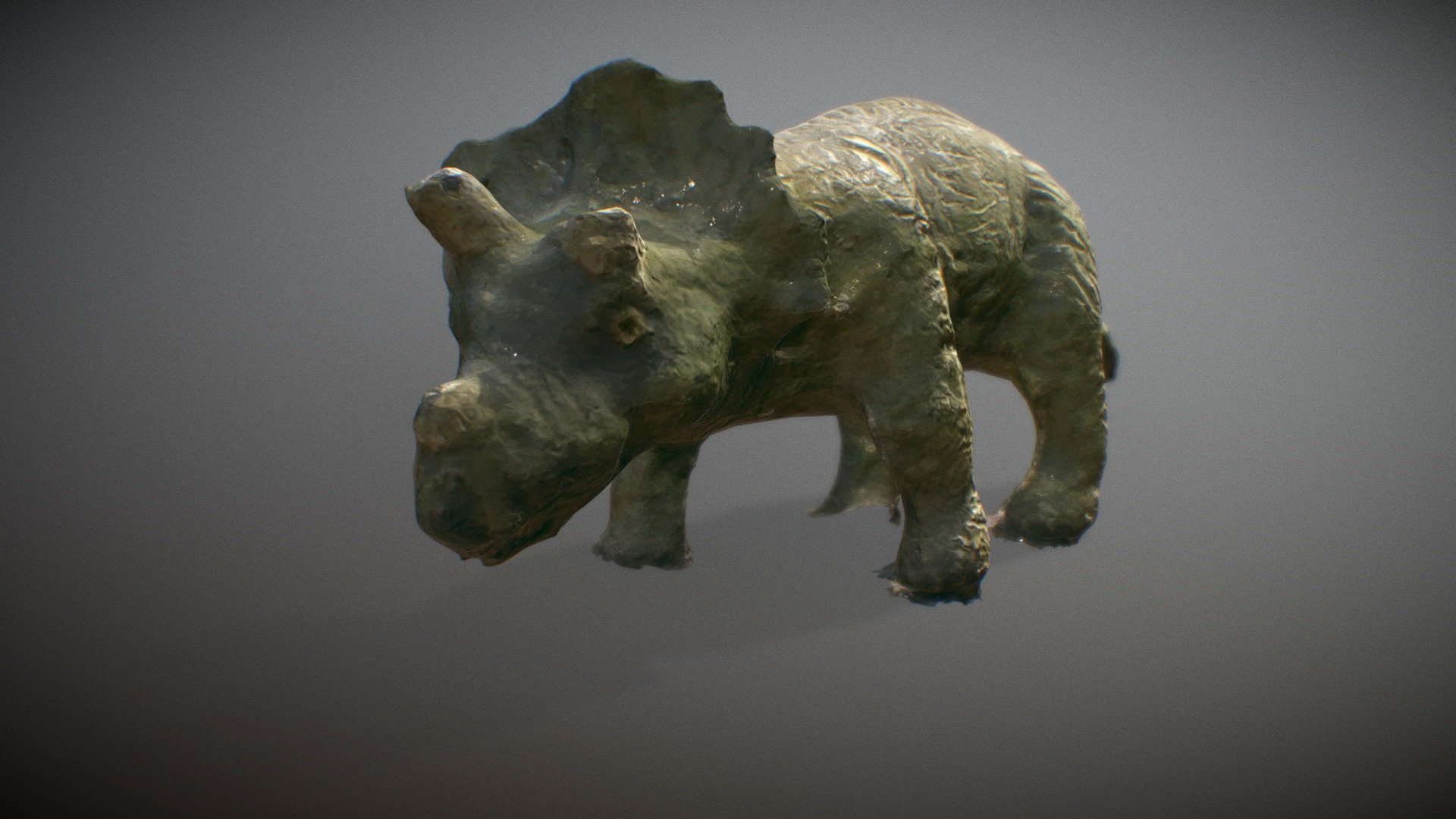 Really Bad Triceratops 3D Scan