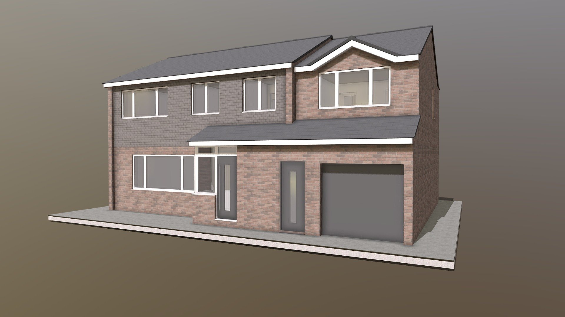 Subservient First-floor Extension B - 3D model by Somerset ...