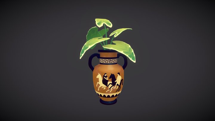 greek_vase_low 3D Model