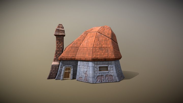 Snail Cottage 3D Model