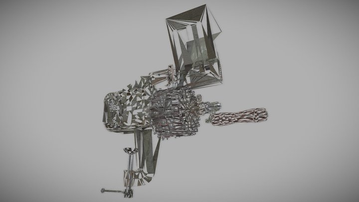 German WWI Maxim Ammunition Belt Loader 3D Model