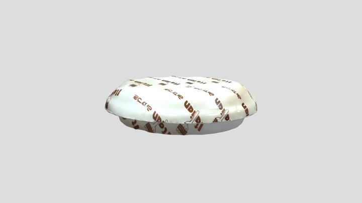 Mikazuki's Italian fried noodle container 3D Model