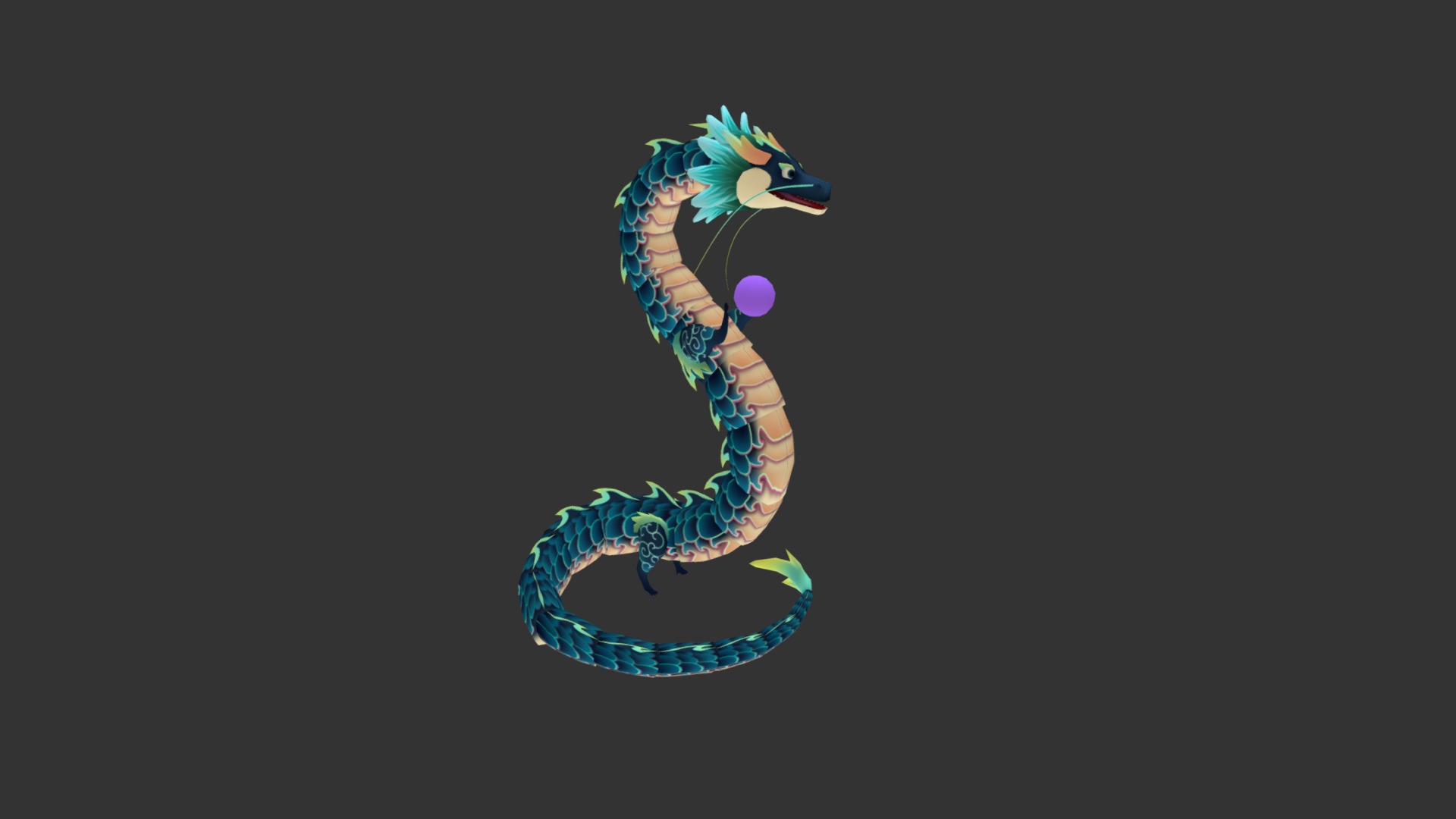 chinese dragon - 3D model by BreadFish [5a60d4d] - Sketchfab