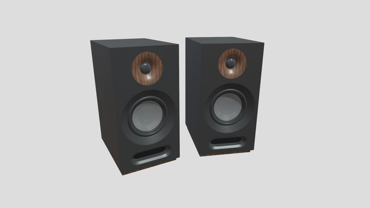 Speaker Komputer 3D Model