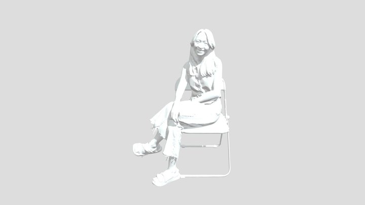 Seated Serenity 3D Model