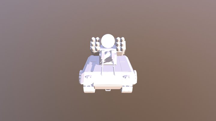 防空坦克01 3D Model