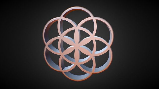 Flower of Life is the source of the universe 3D Model