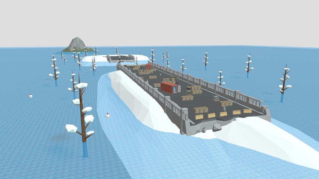 chicken gun fruzer military bridge (winter)