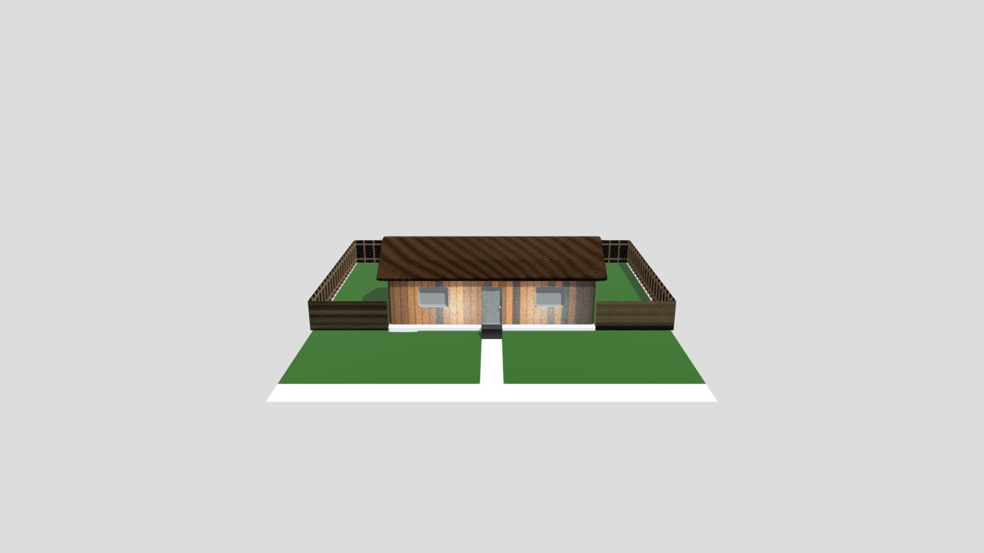 House To UV Map And Apply Procedural Textures