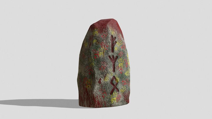 Rune's Stone 3D Model