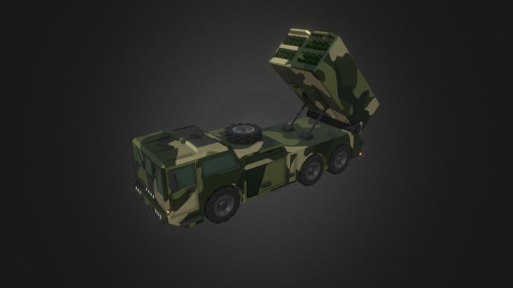 Truck - Missele Launcher (Lançador de Missil) 3D Model