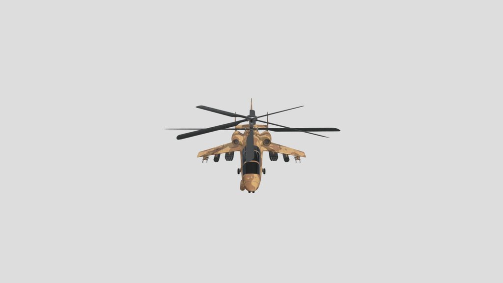 Attack Helicopter Desert Camo Concept