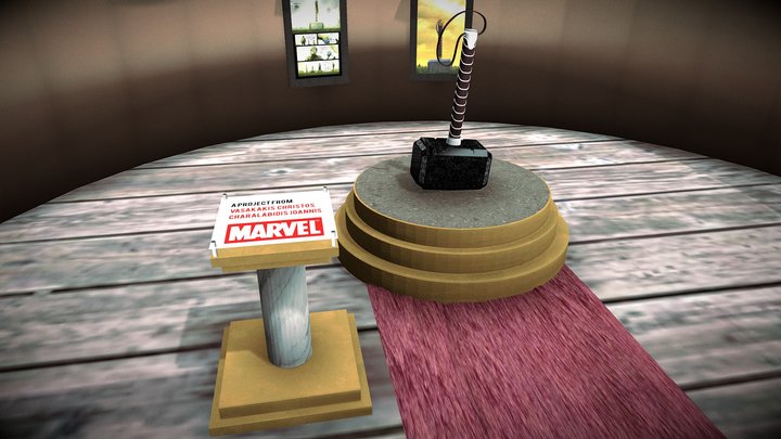 THE THOR'S HOUSE 3D Model