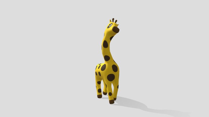 Giuseppe The Giraffe 3D Model