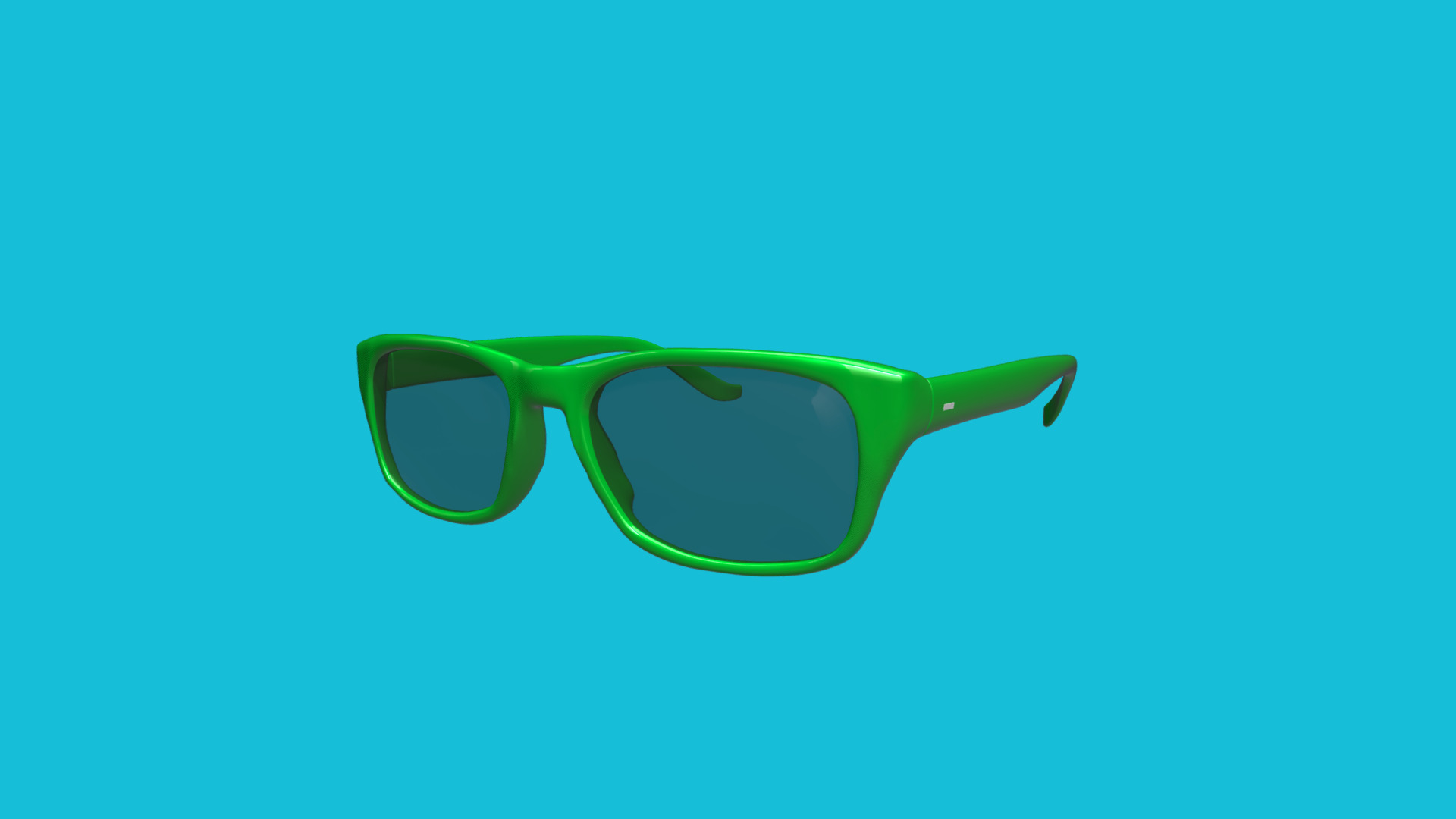 3D model Sunglasses - This is a 3D model of the Sunglasses. The 3D model is about logo, company name.