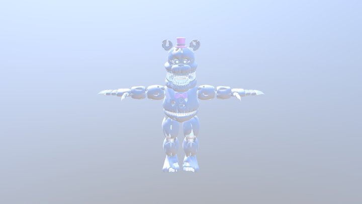 Nightmare-fredbear-blend 3D Model