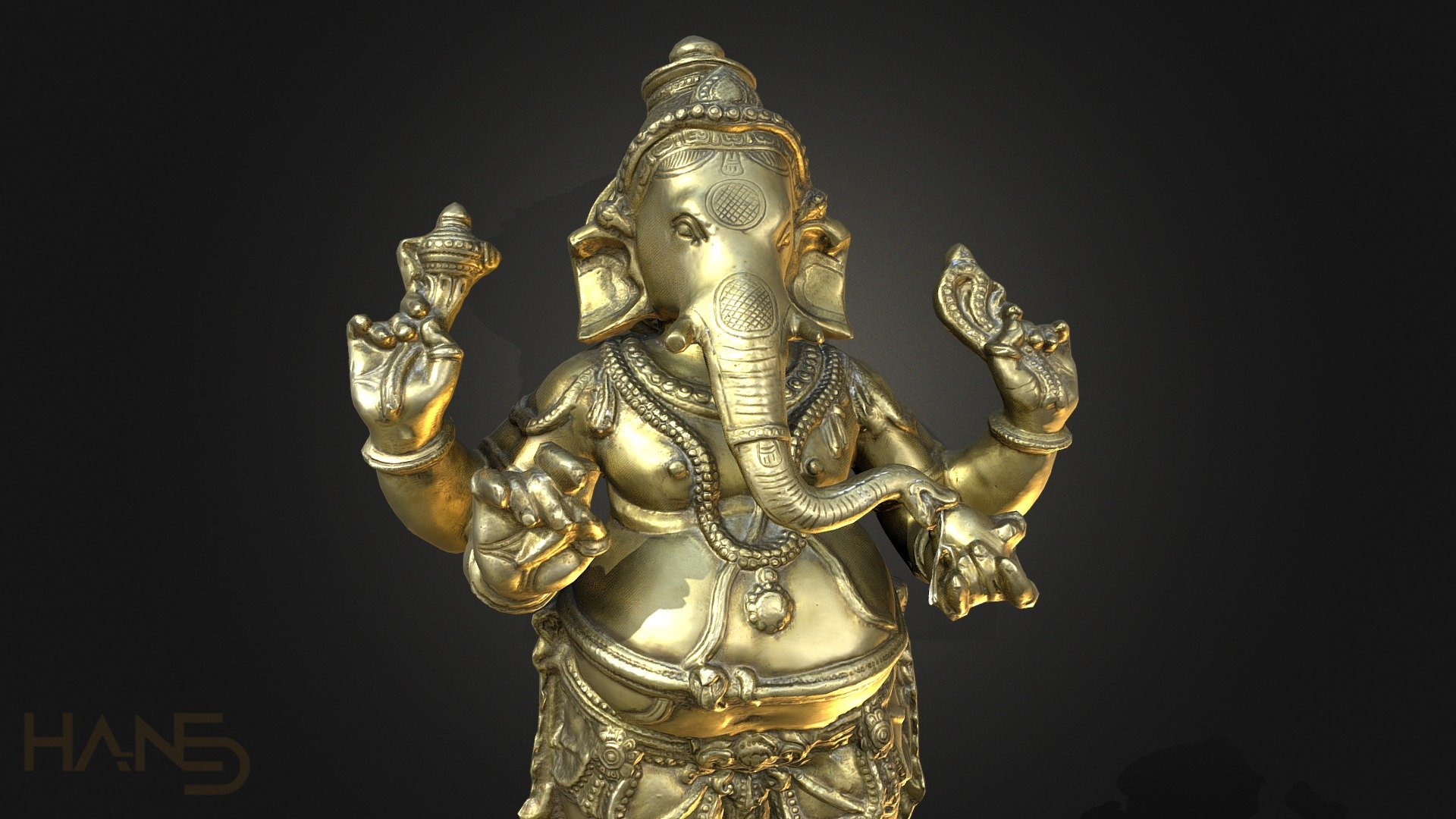 Ganesha Statue - Buy Royalty Free 3D model by Casper (@cie) [5a696c0]