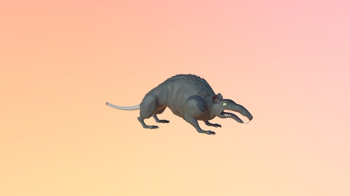 Animation Rat Boss2 3D Model