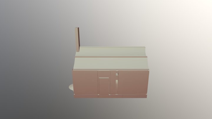 House w/ Roof 3D Model