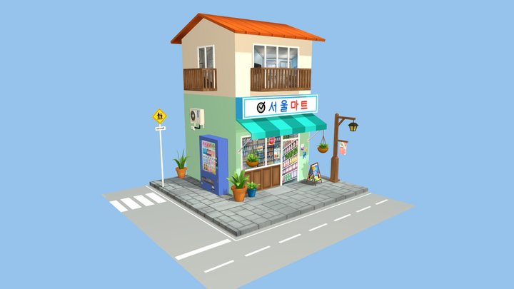 Hill_Anya_Diorama 3D Model