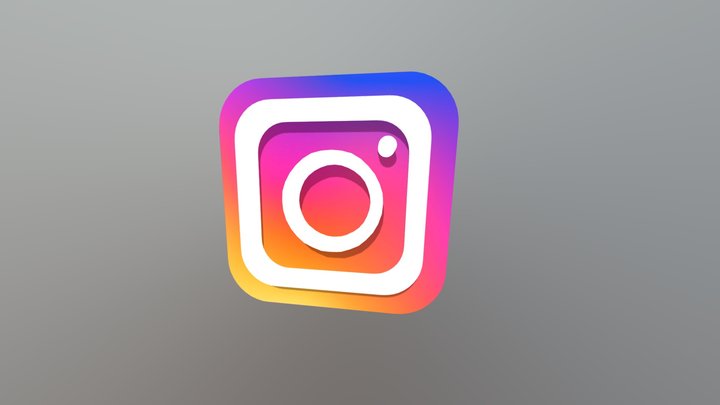 Instagram Logo 3D Model