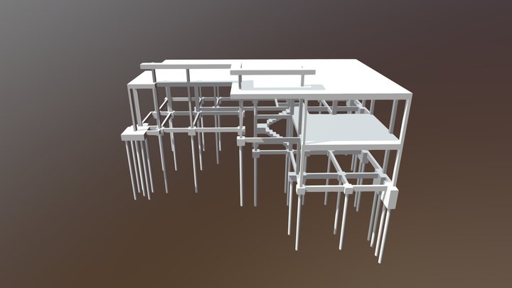 Projeto Estrutural 3D Model