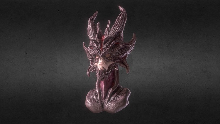 Dark Lord Head 3D Model