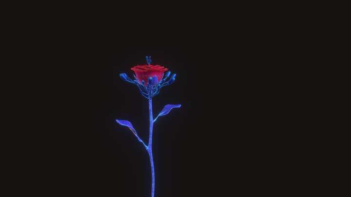 Alien Rose 3D Model