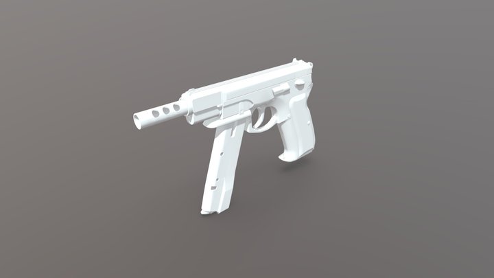 CZ-75 AUTO 3D Model
