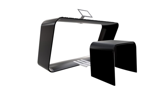 M 3D Model