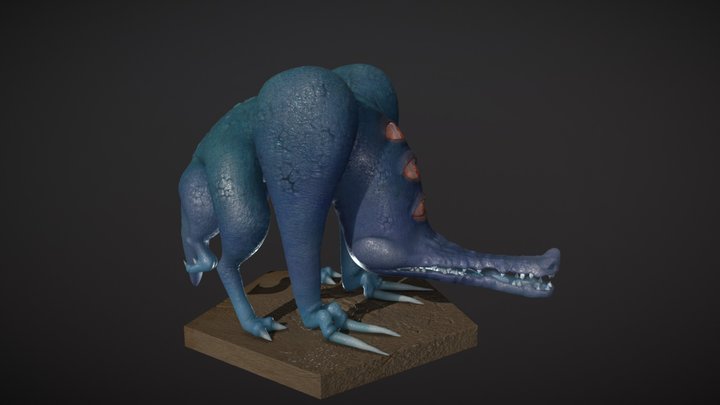 Egyptian Creature 3D Model