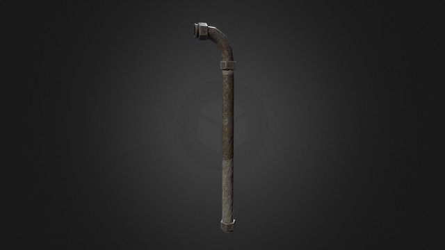 Metallic tube 3D Model