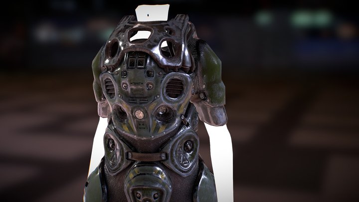 [Mech-Armor set] 3D Model
