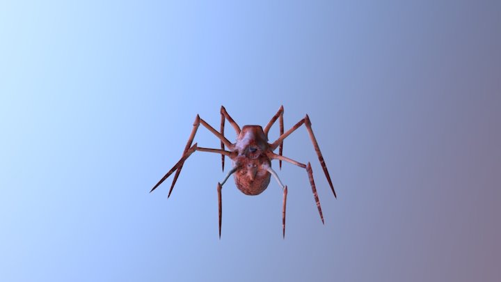 Spider-Head Enemy 3D Model