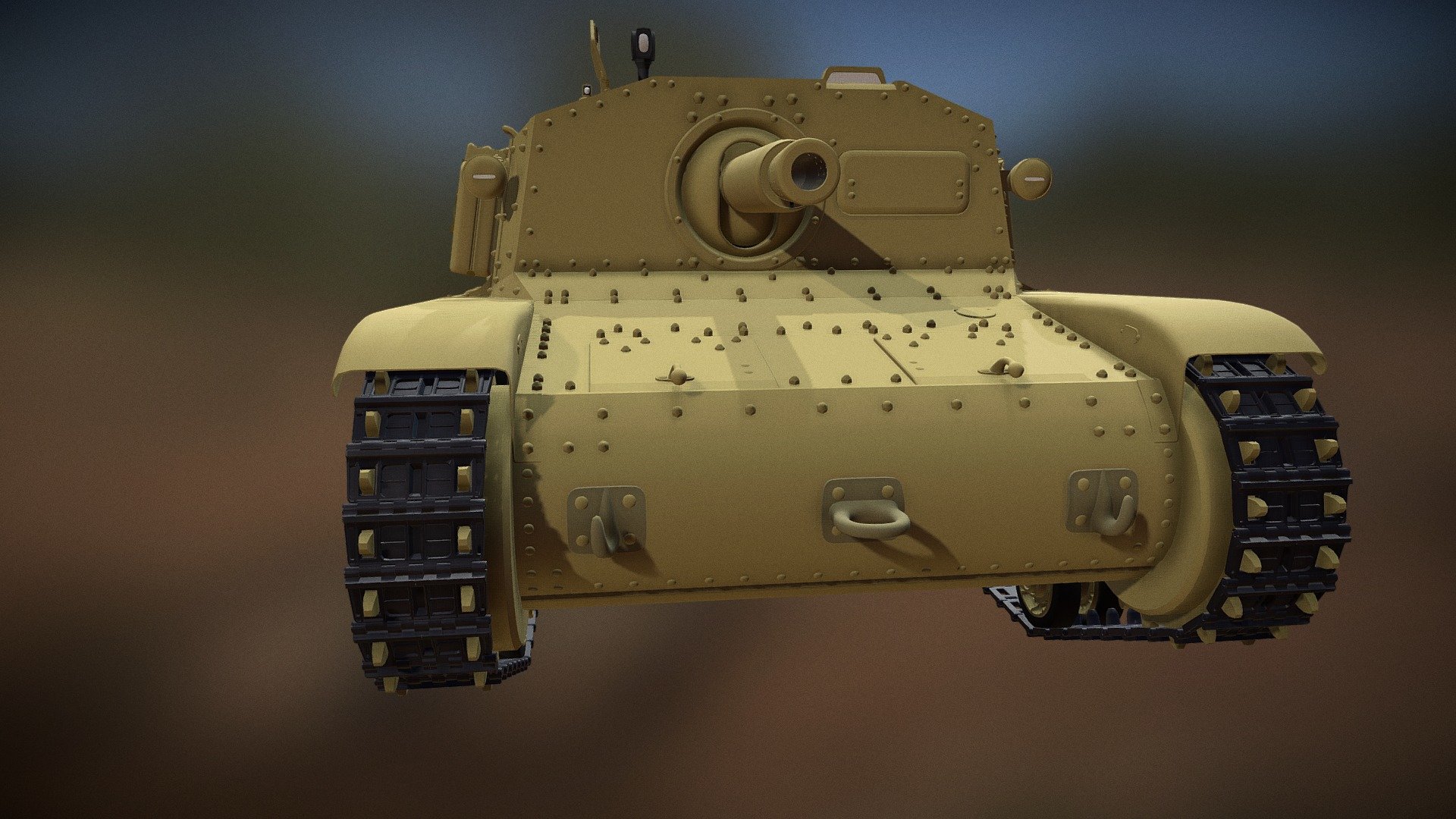 Semovente da 75/18 M40 - 3D model by bmppmb [5a72cfa] - Sketchfab