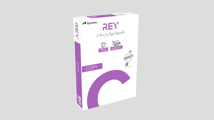 Rey_PackA4_Copy_80g_FR 3D Model