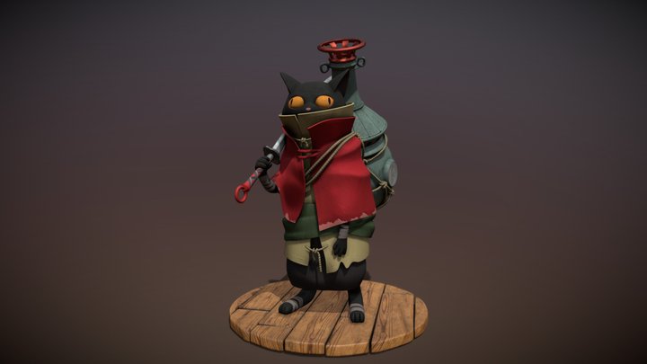 The mad cat / Le chat écervelé 3D Model